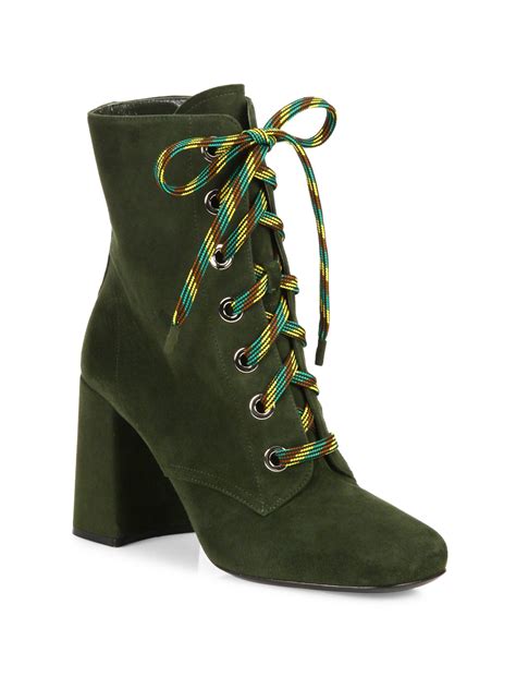 prada lace up womens shoes|Prada boots laces.